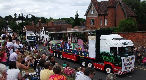 A carnival float in Kenilworth
