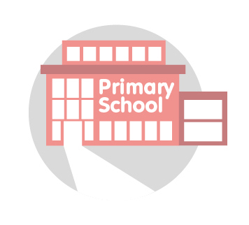 Illustration of a primary school