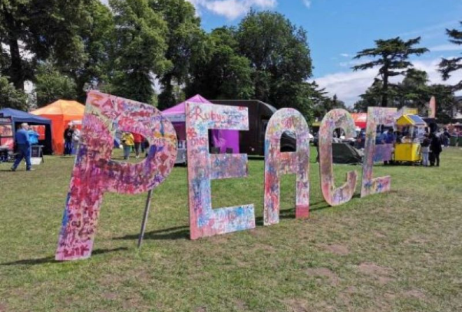 Peace signage