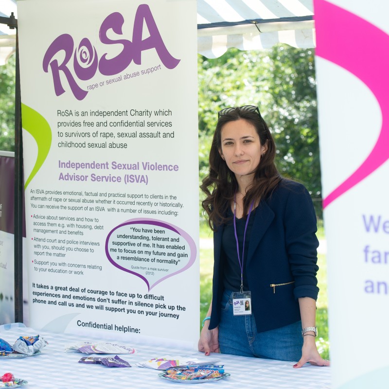 Female stood at her stall for RoSA