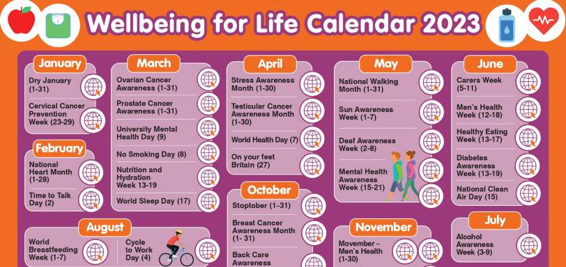 wellbeing calendar