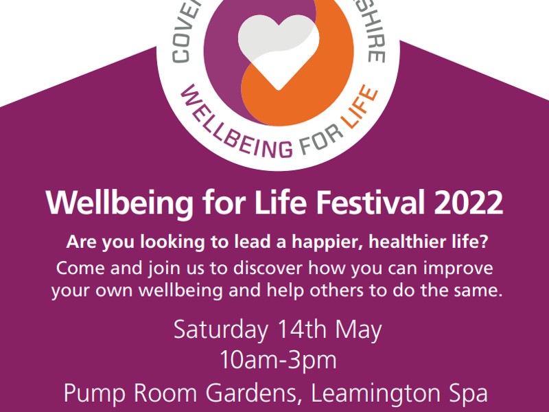 Wellbeing for Life Festival 2022 - poster