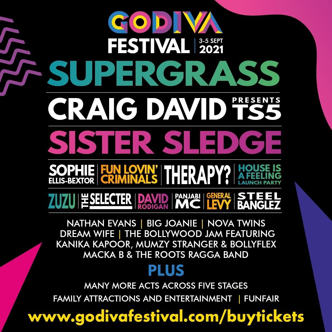 Godiva Festival lineup 2021