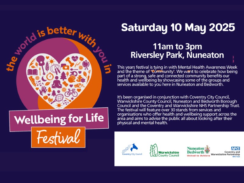 Wellbeing for life festival